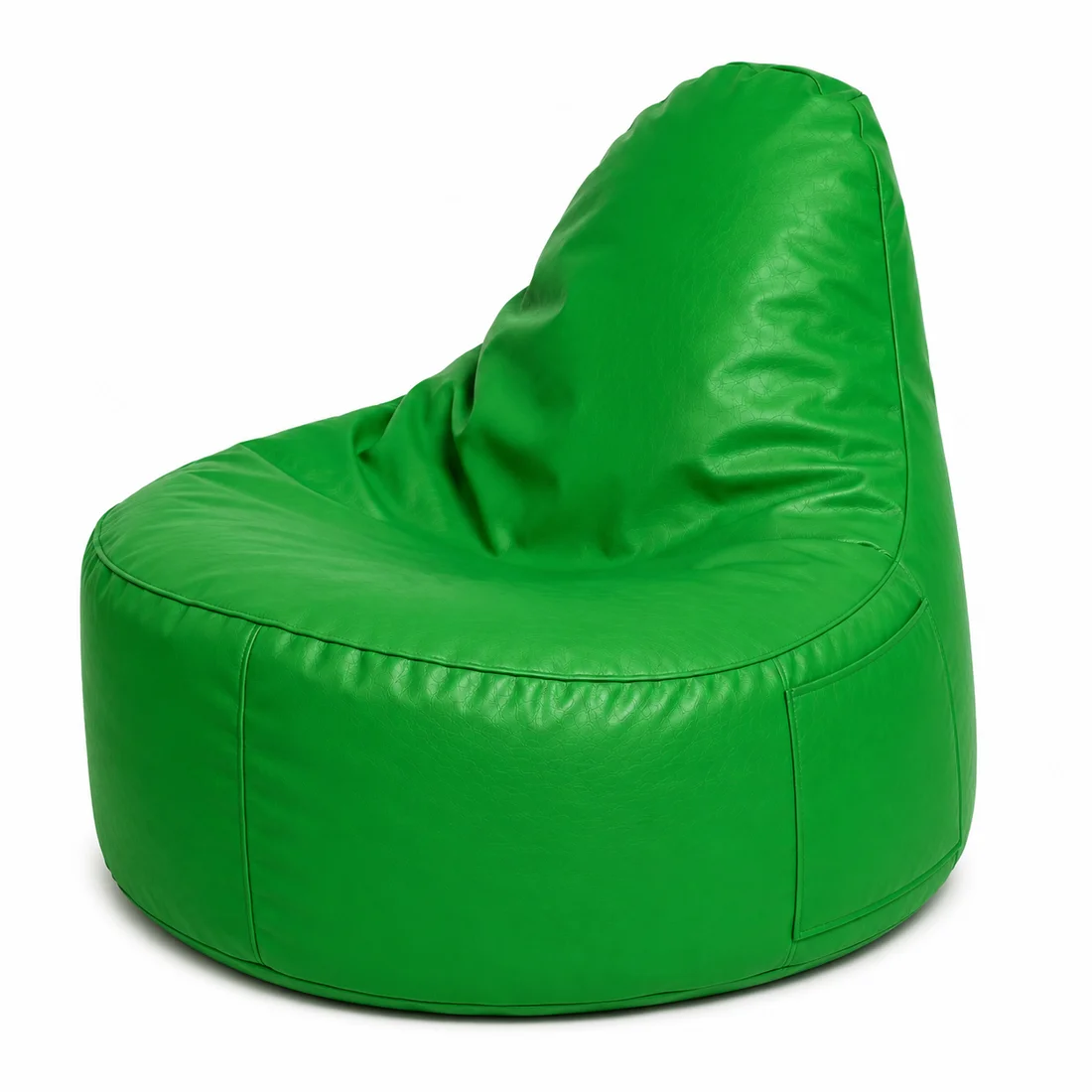 Fotoliu Puf Confort Imitatie Piele Verde inchis
